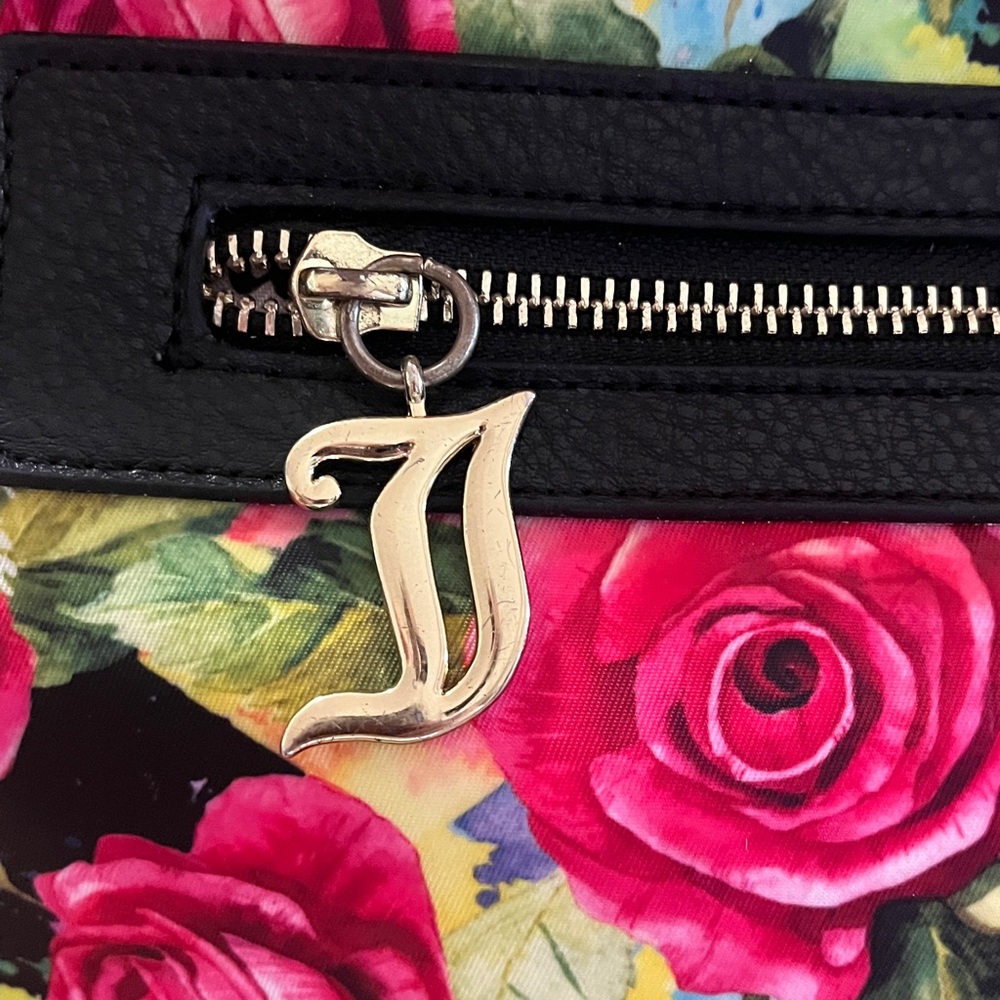 Juicy Couture Rose Print Backpack - Pink and Black - Picture 4 of 5